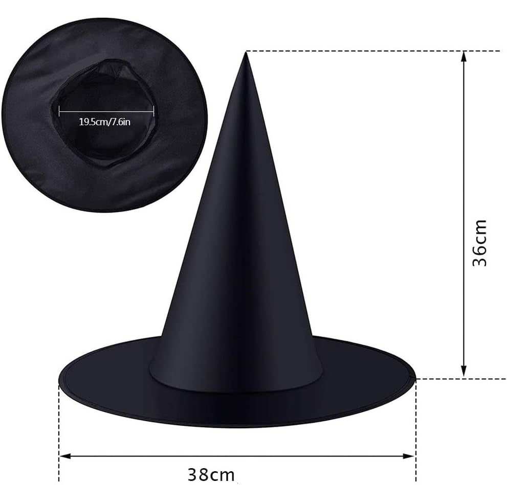 Halloween Heksenhoed 10 stuks