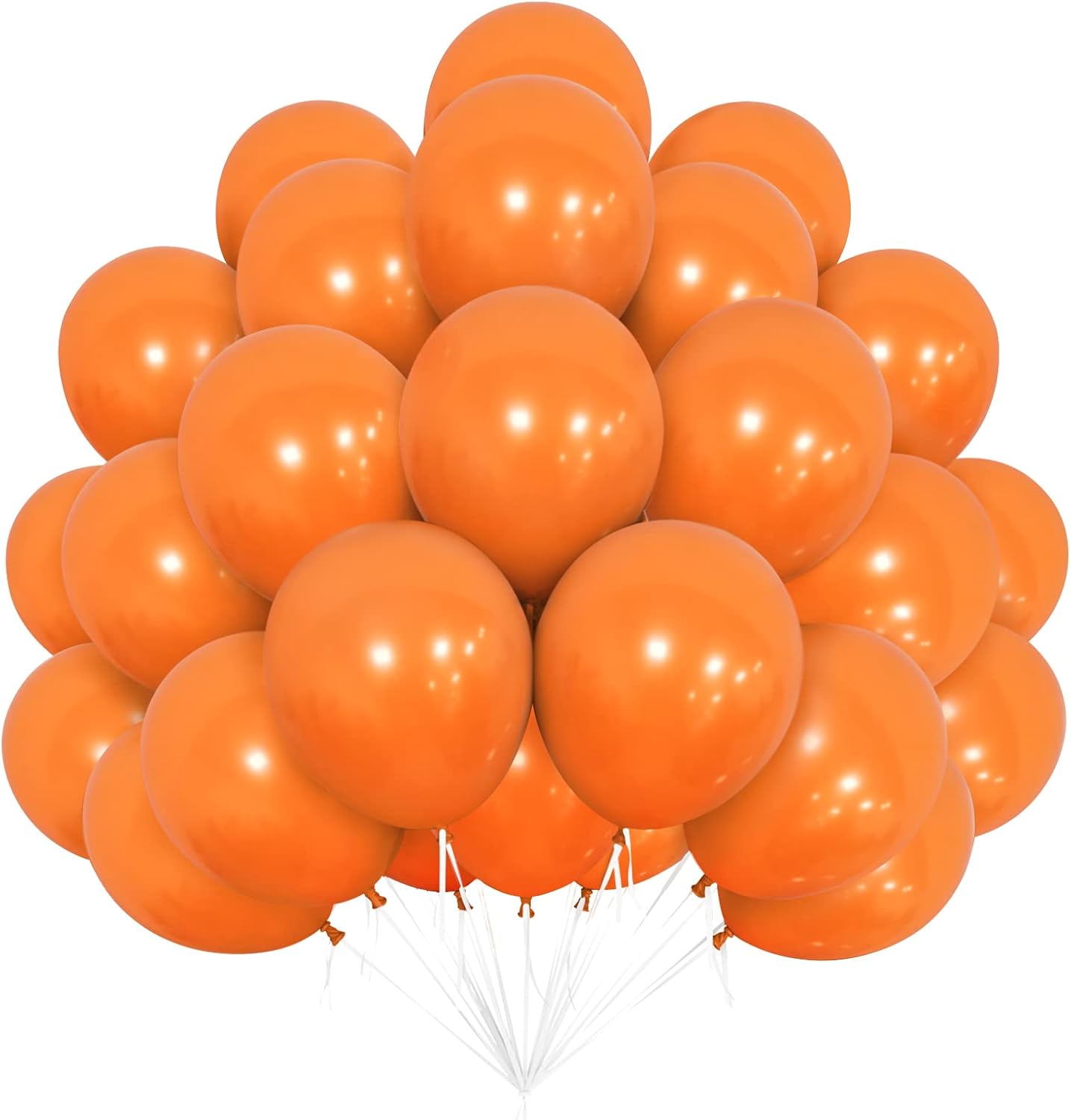 Halloween Ballonnen Oranje 30 cm 50 stuks