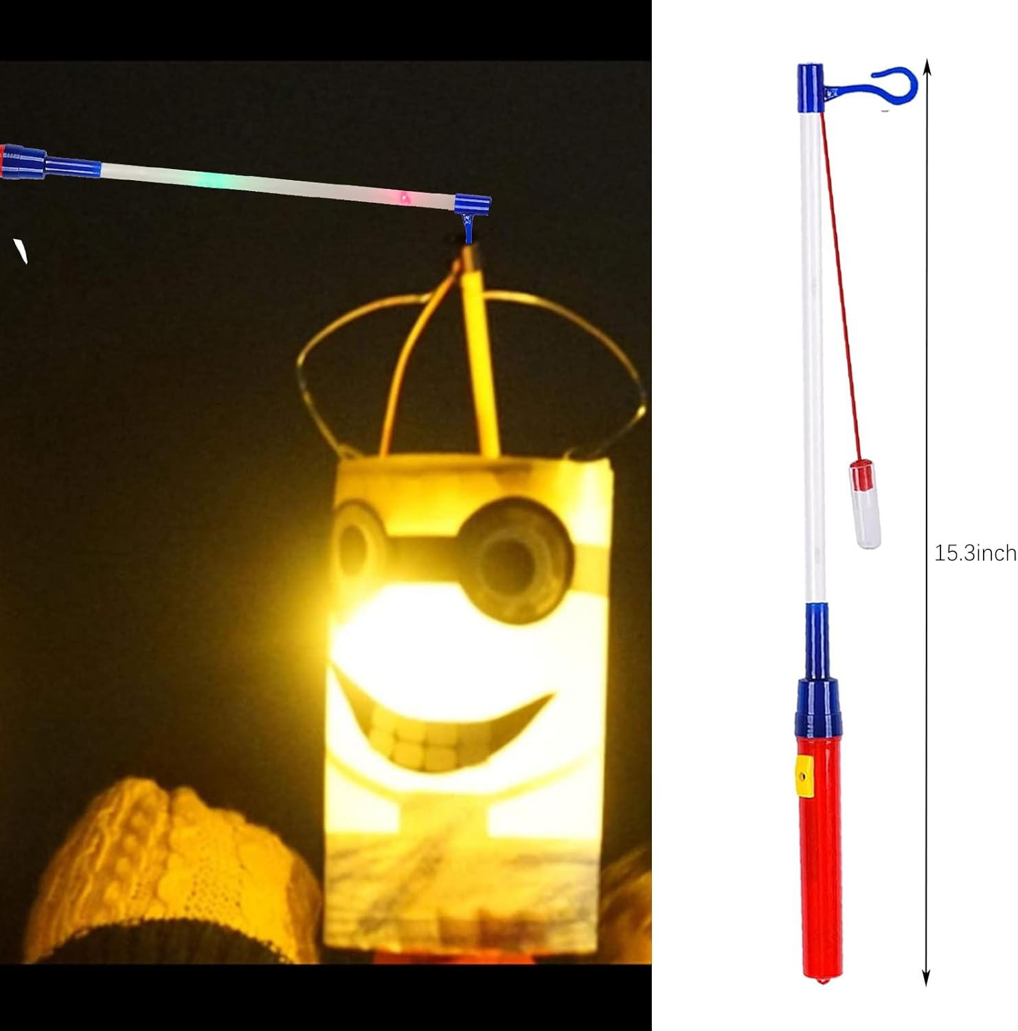 Lantaarnstok LED 40 cm 4 stuks