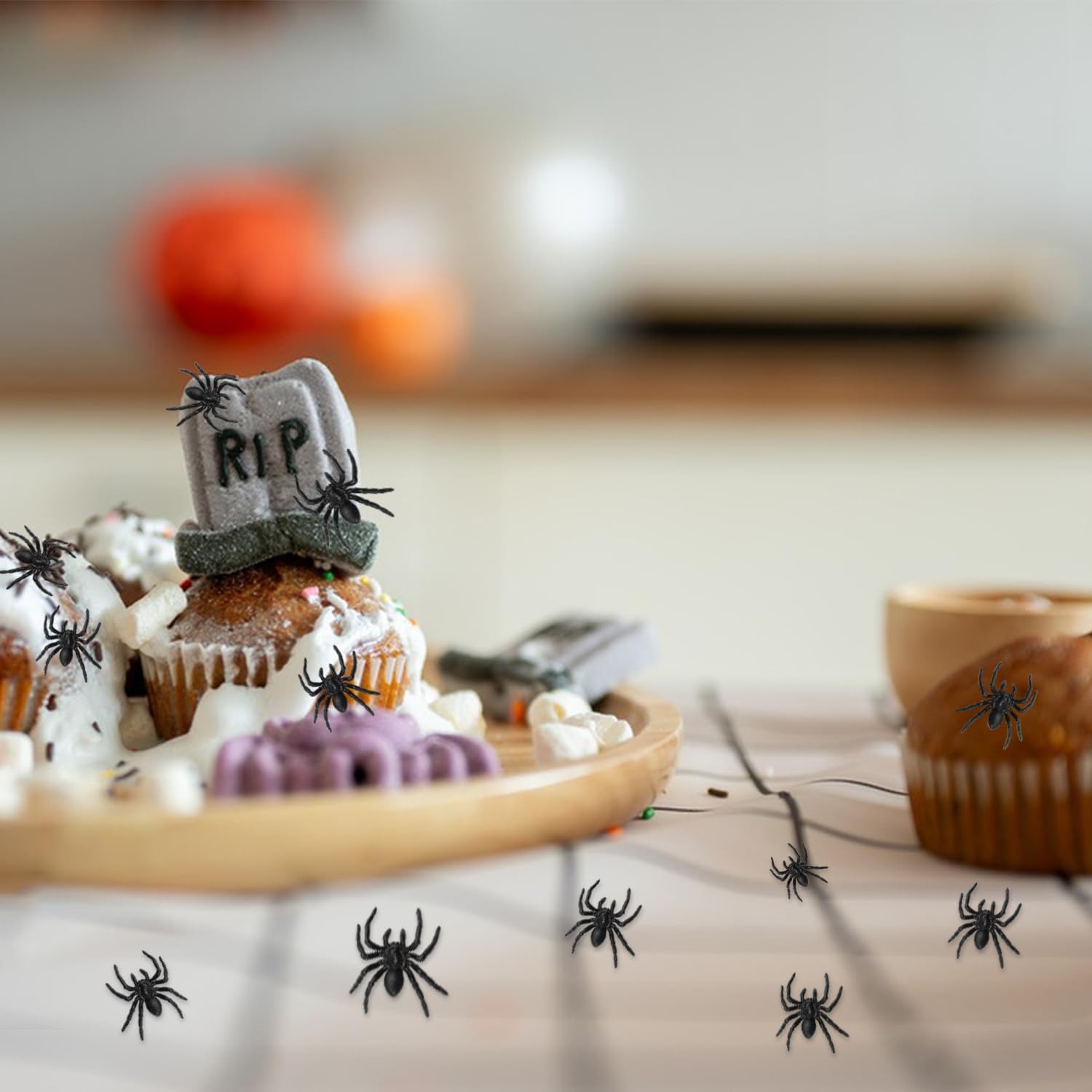 Halloween Spinnen Realistisch Plastic 200 stuks
