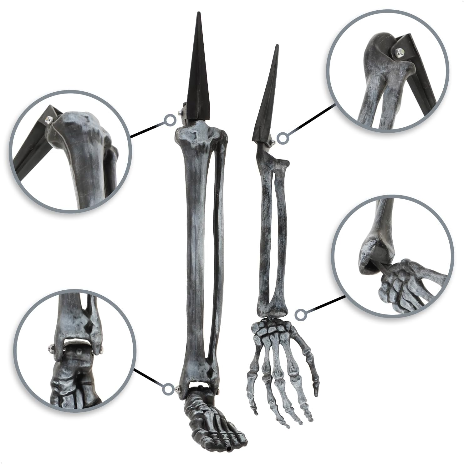 Halloween Bottenset met Grondanker 5 stuks