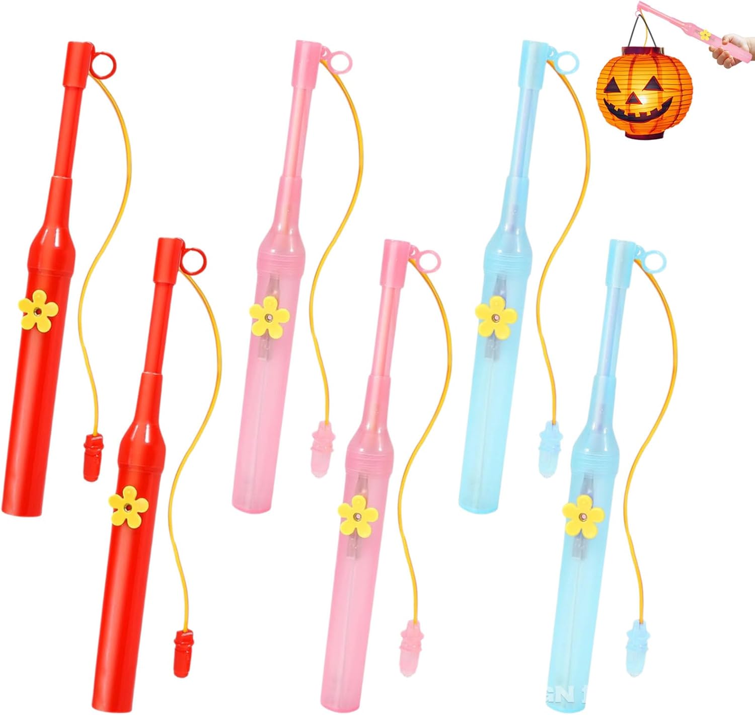 Lantaarnstok LED 20 cm 6 stuks