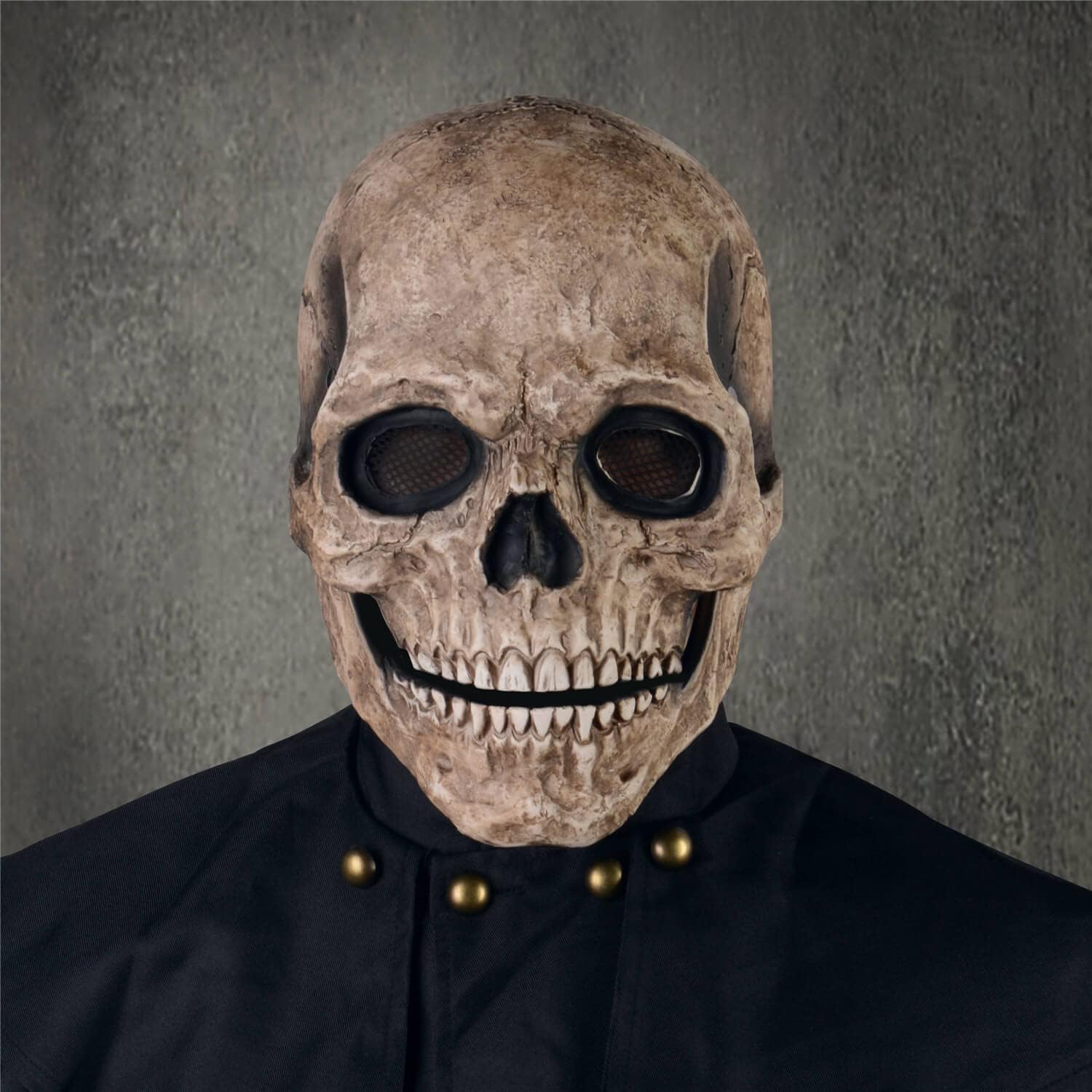 Halloween Schedelmasker Volledig Hoofd met Beweegbare Kaak
