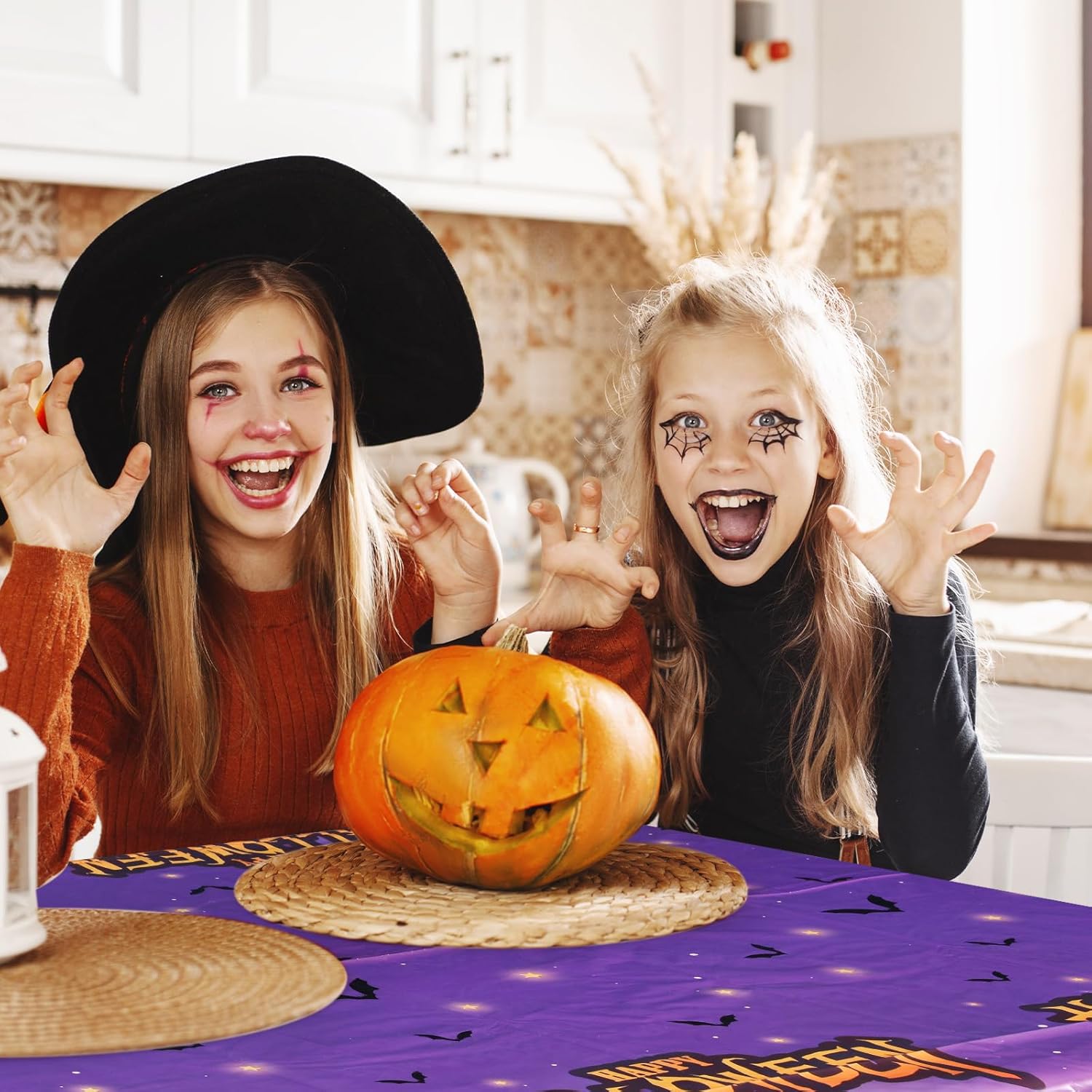 Halloween Tafelkleed 137 x 274cm 2 stuks