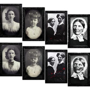 Halloween Wandportretten 3D Hologram 38 x 25 cm 4 stuks