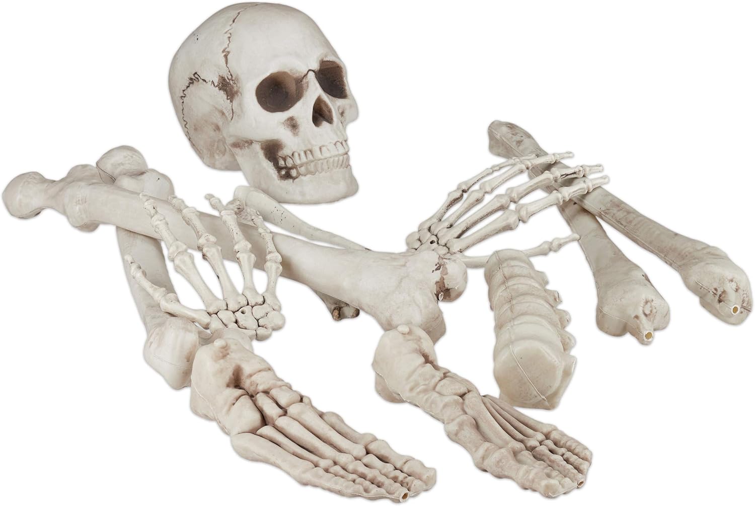 Skelet Botten met Schedel en Handen XXL 12 delig