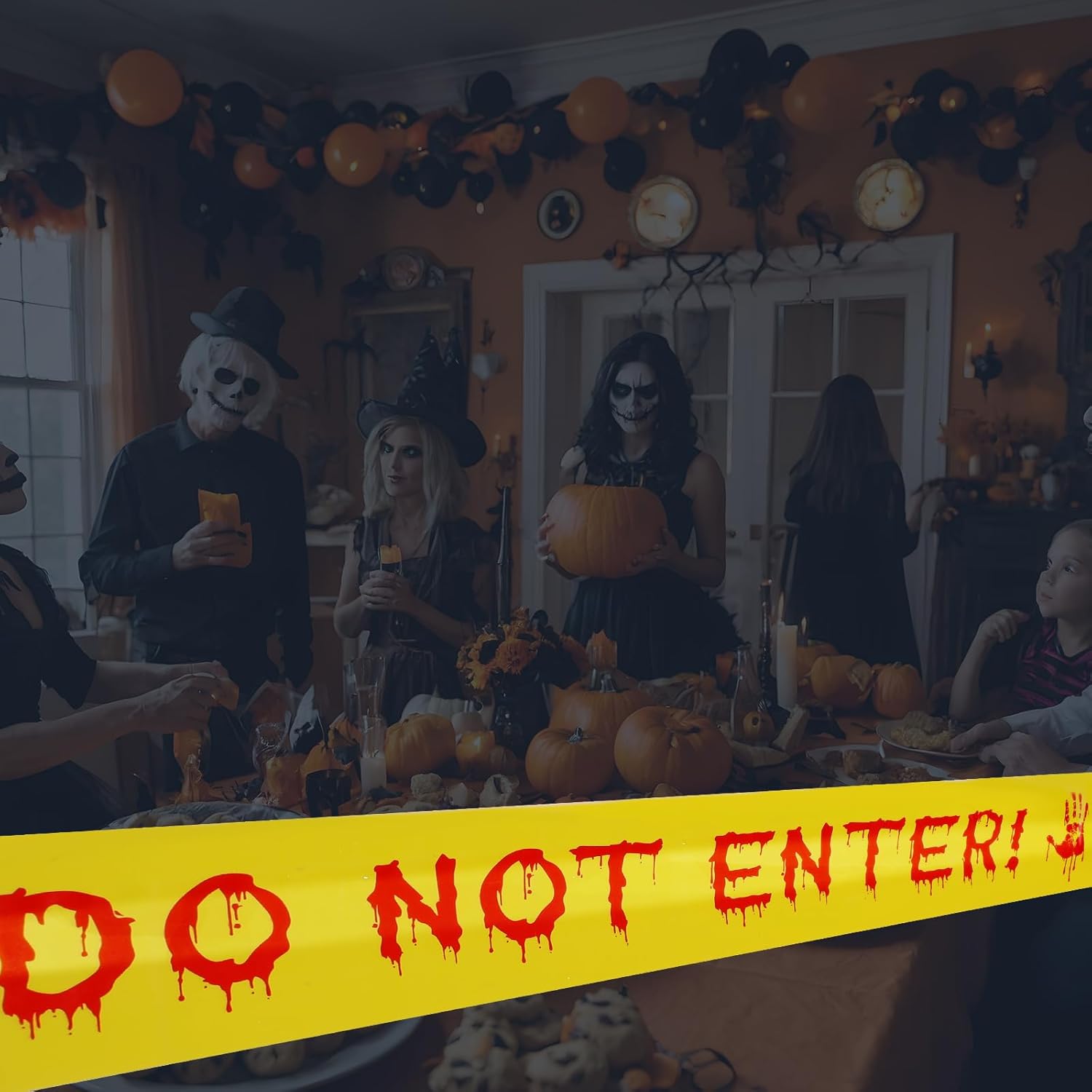 Halloween Afzetlint Niet Betreden 25m