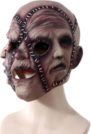 Halloween Masker Demon met 3 Gezichten