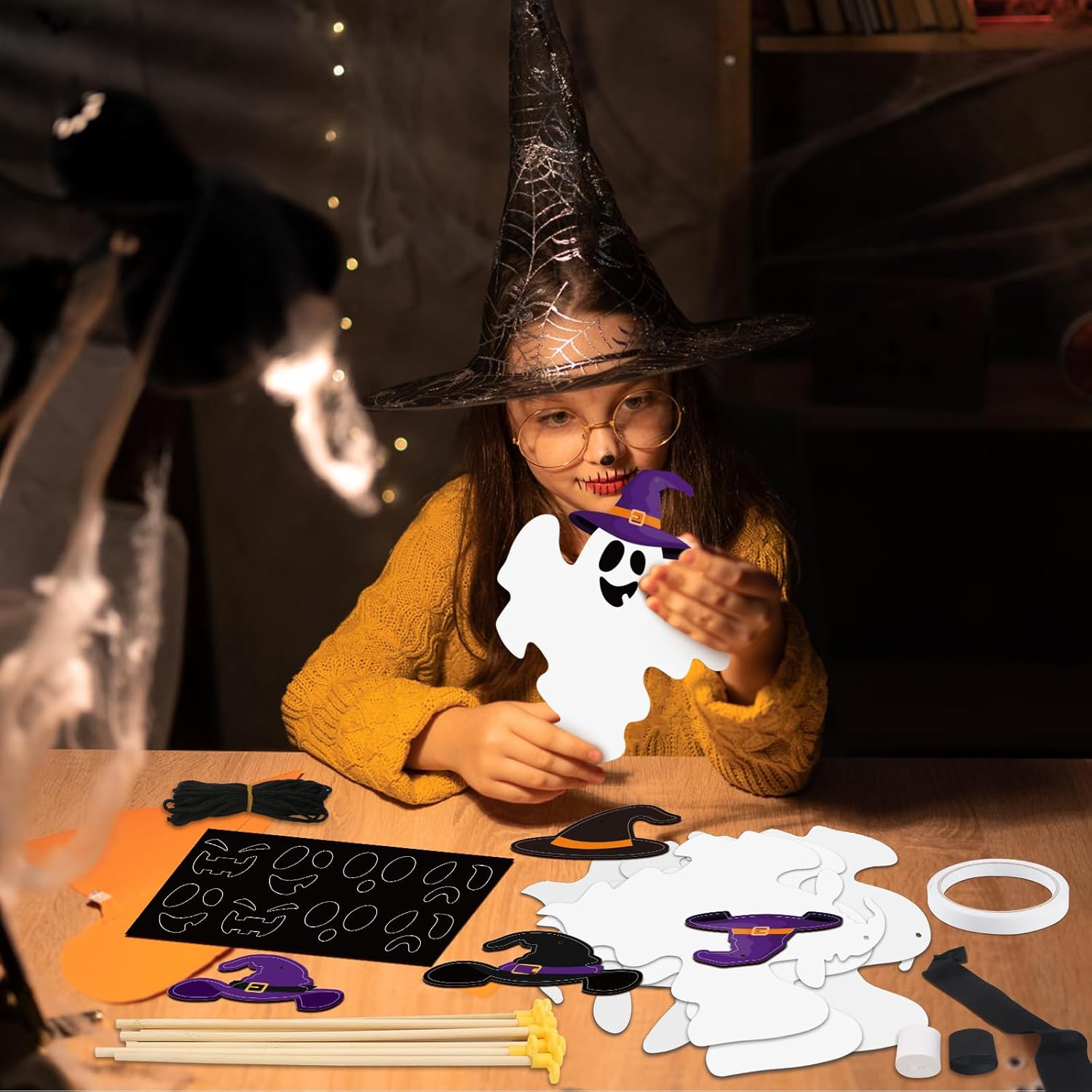 Halloween Spoken Knutselset 8 stuks