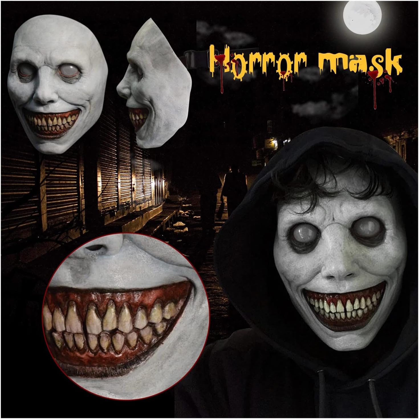 Lachende Demon Halloween Masker