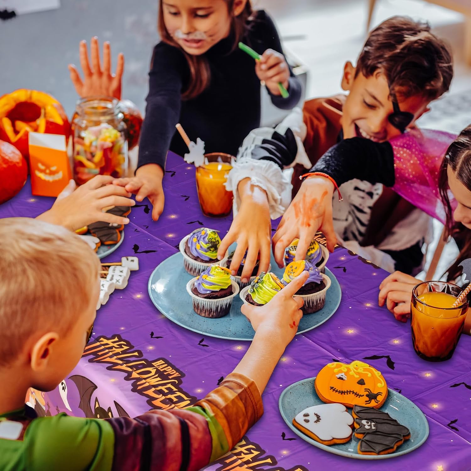 Halloween Tafelkleed 137 x 274cm 2 stuks