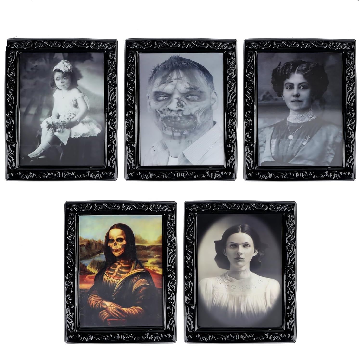 Halloween Spookportret 3D 5 stuks