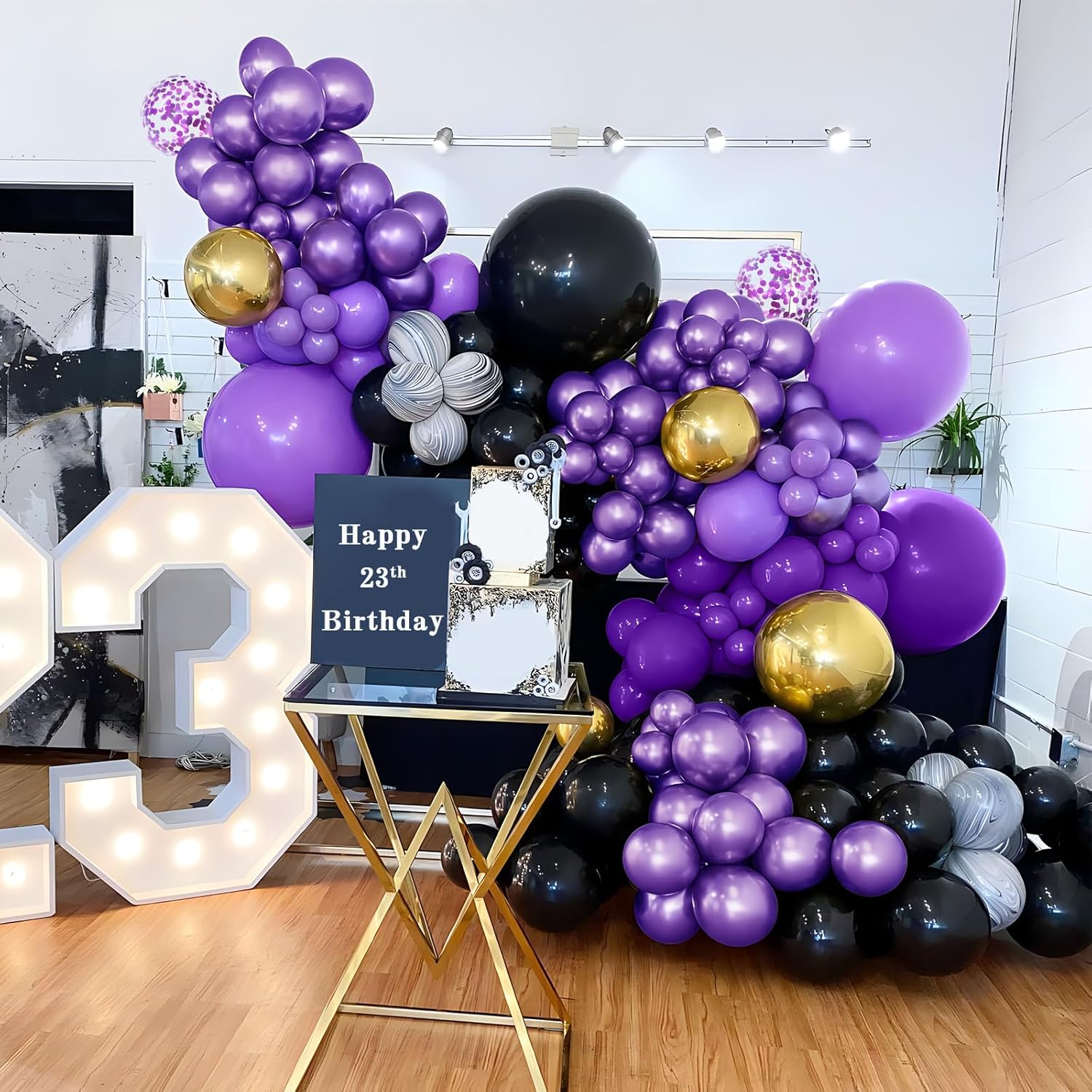 Halloween Ballonnen Zwart Paars 30 cm 50 stuks