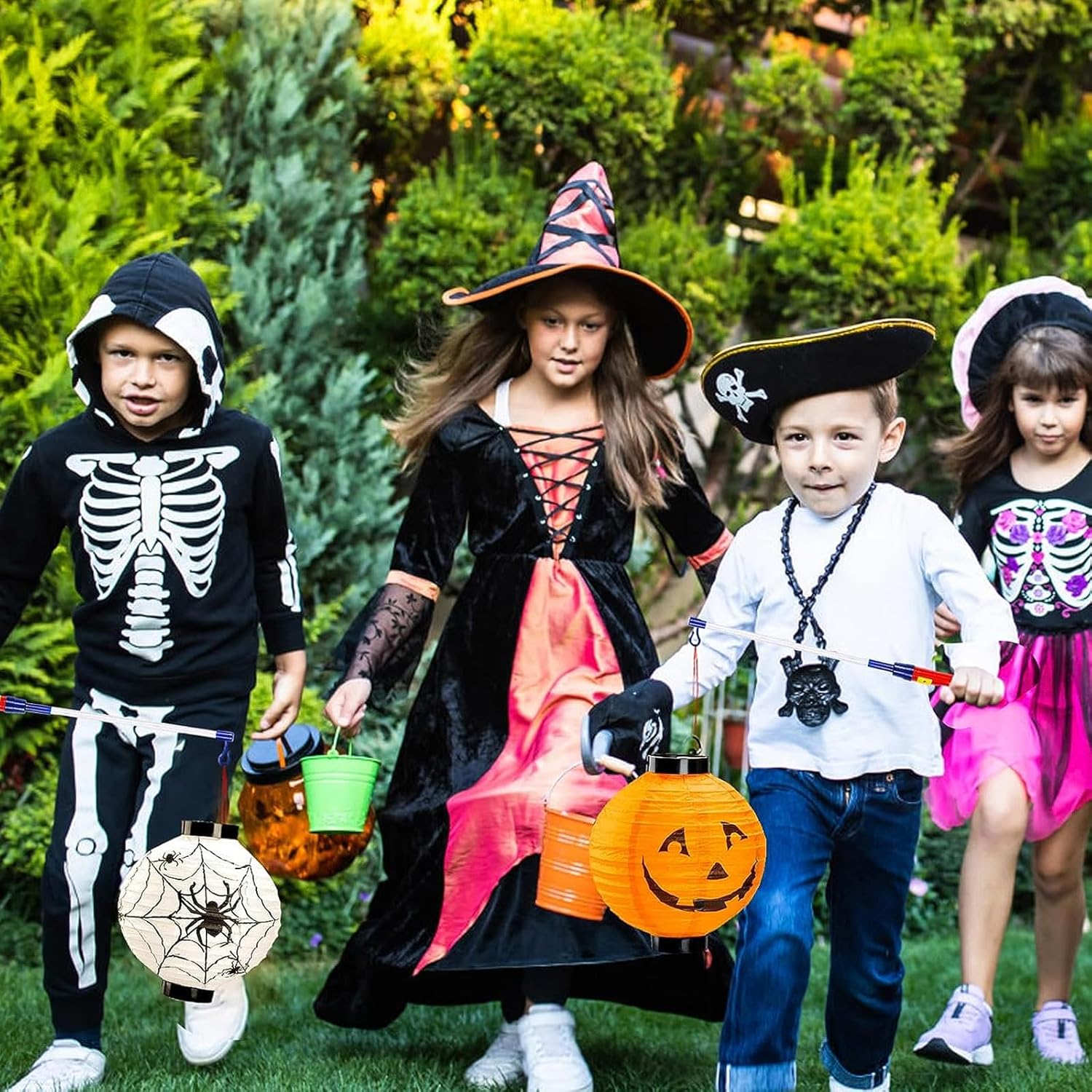 Lantaarnstok LED 40 cm 4 stuks