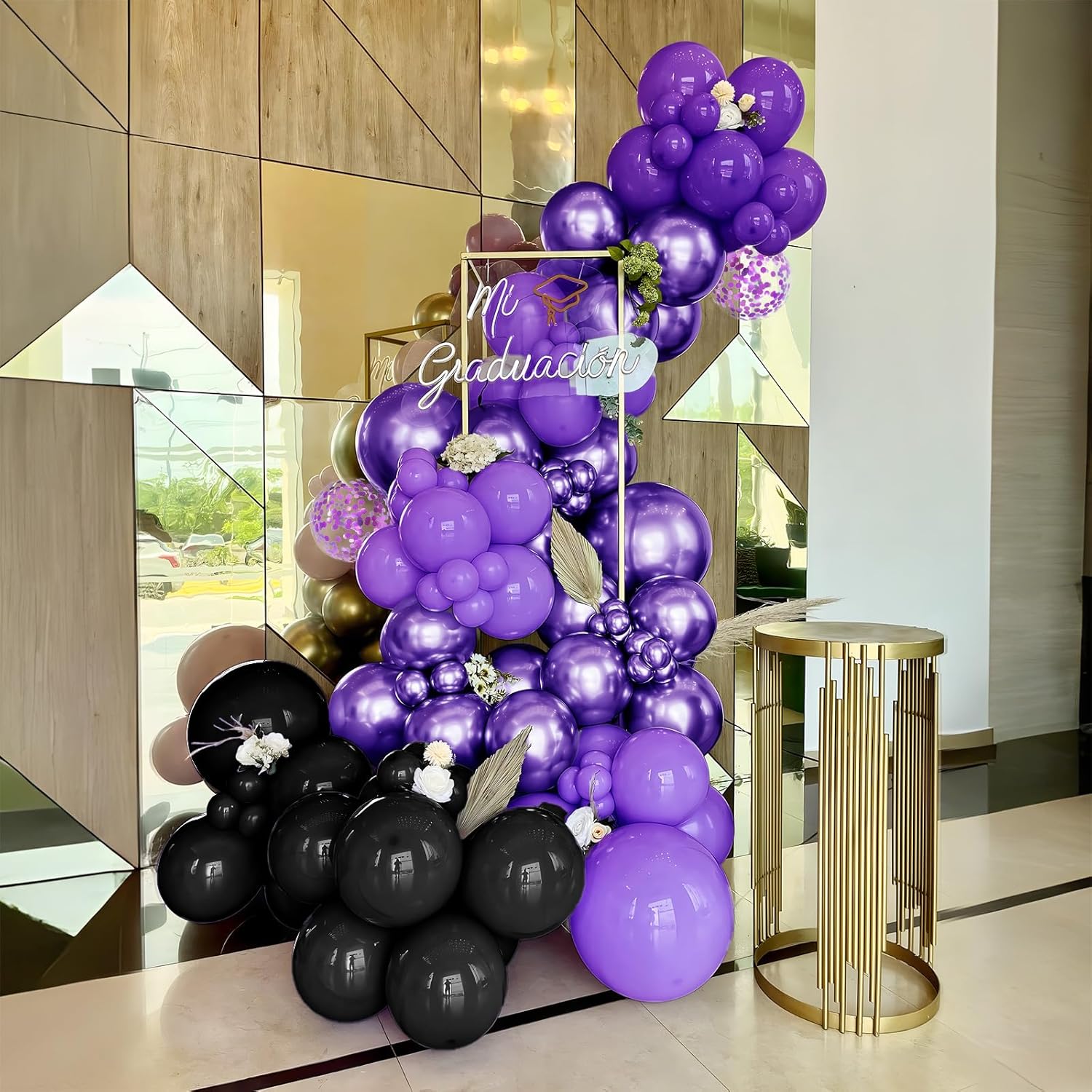 Halloween Ballonnen Zwart Paars 30 cm 50 stuks