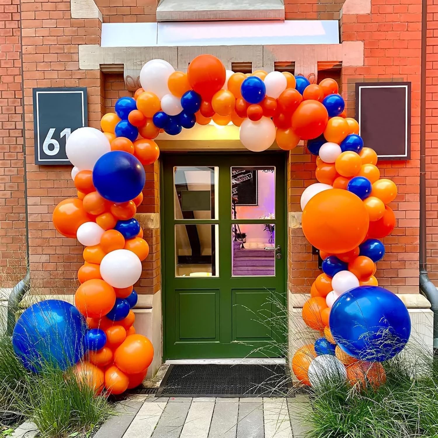 Halloween Ballonnen Oranje 30 cm 50 stuks