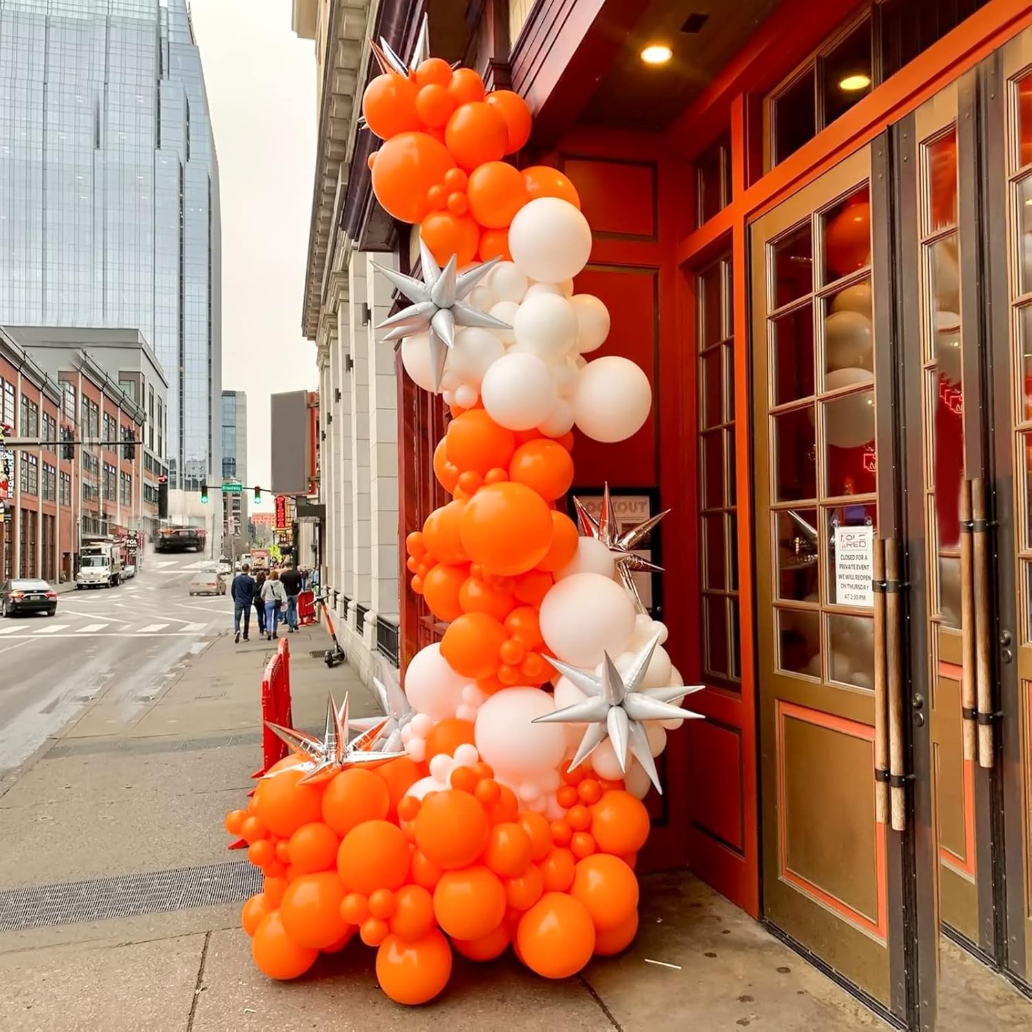 Halloween Ballonnen Oranje 30 cm 50 stuks