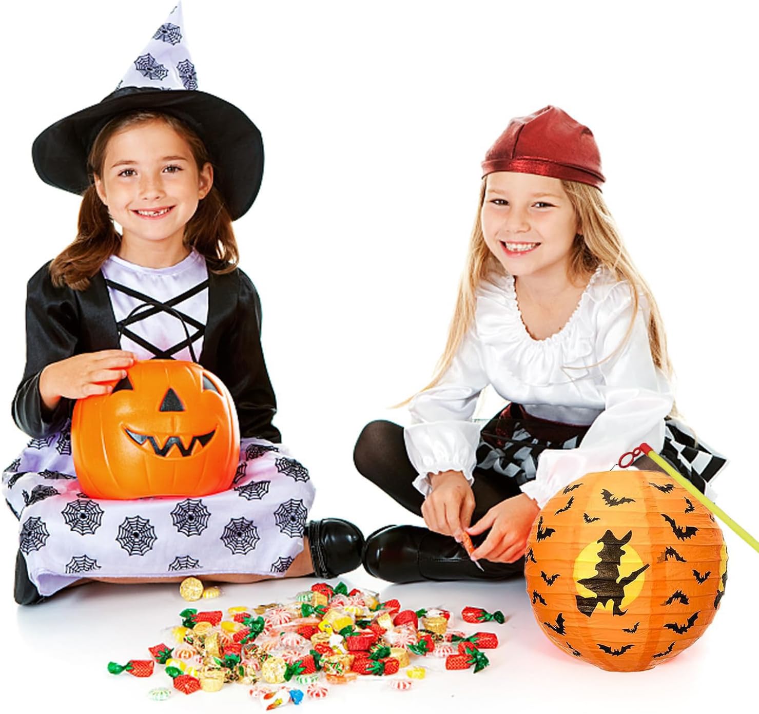 Halloween Pompoenlantaarn 6 stuks