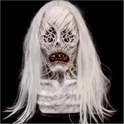 Halloween Geest Masker Wit Haar