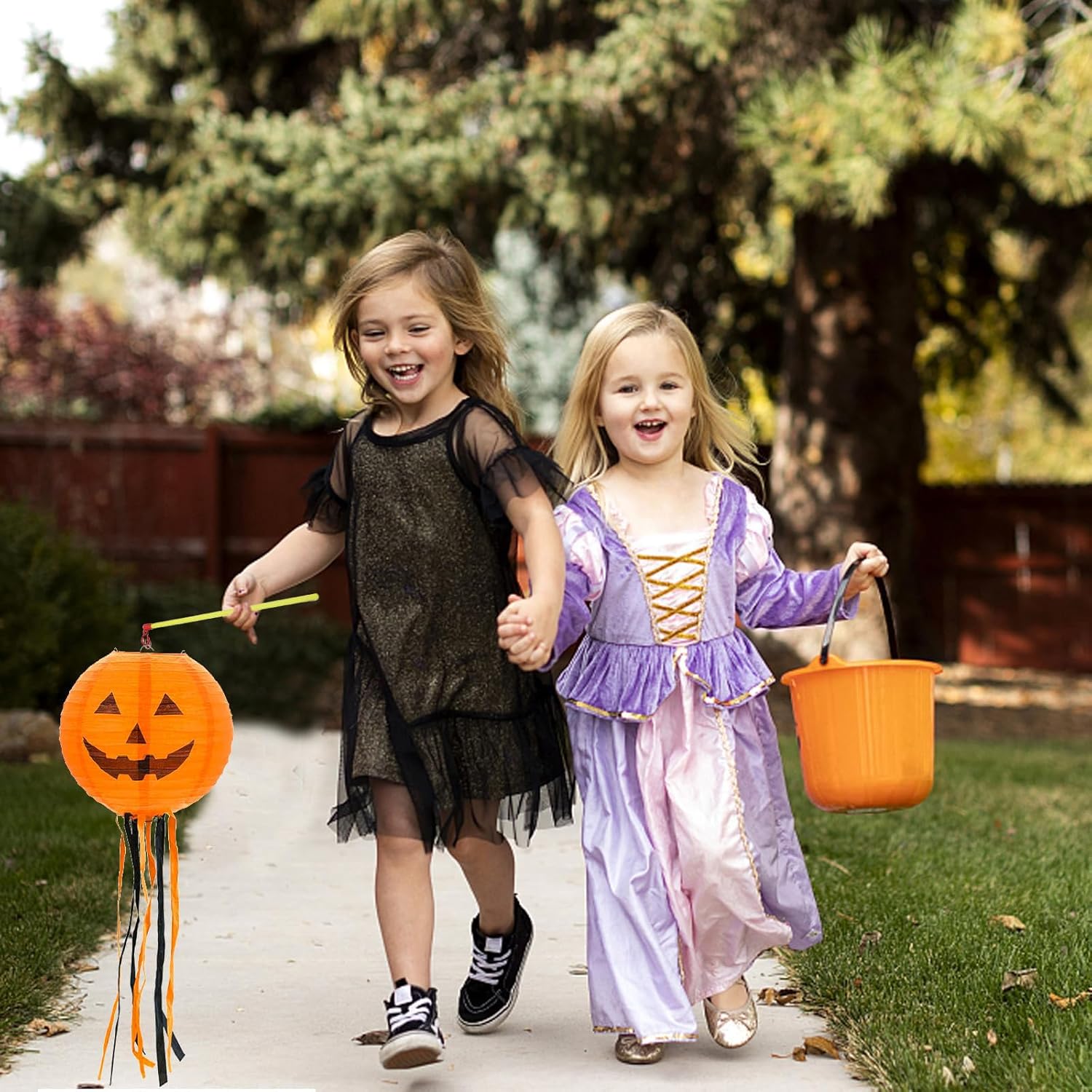 Halloween Pompoenlantaarn 6 stuks