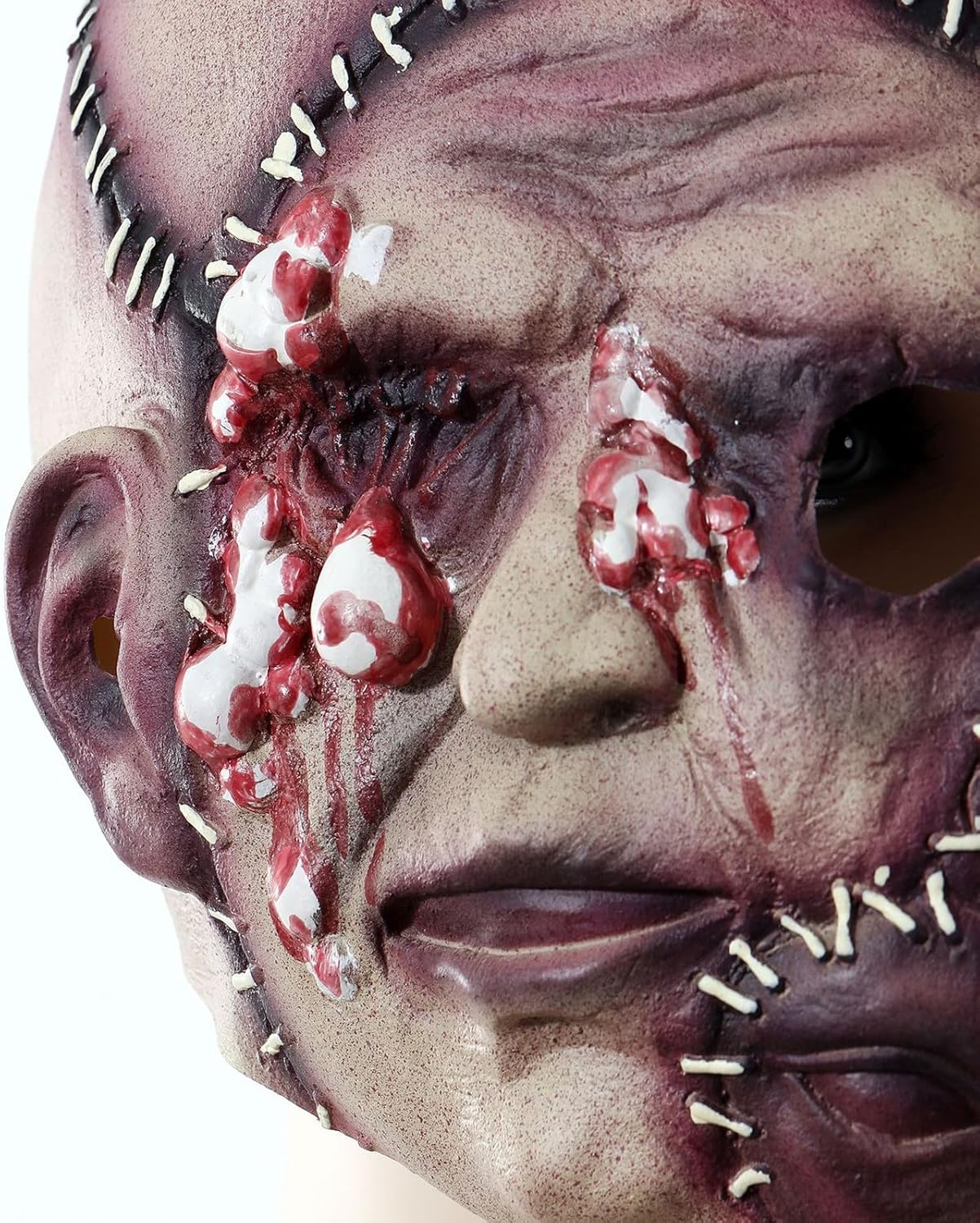 Halloween Masker Demon met 3 Gezichten