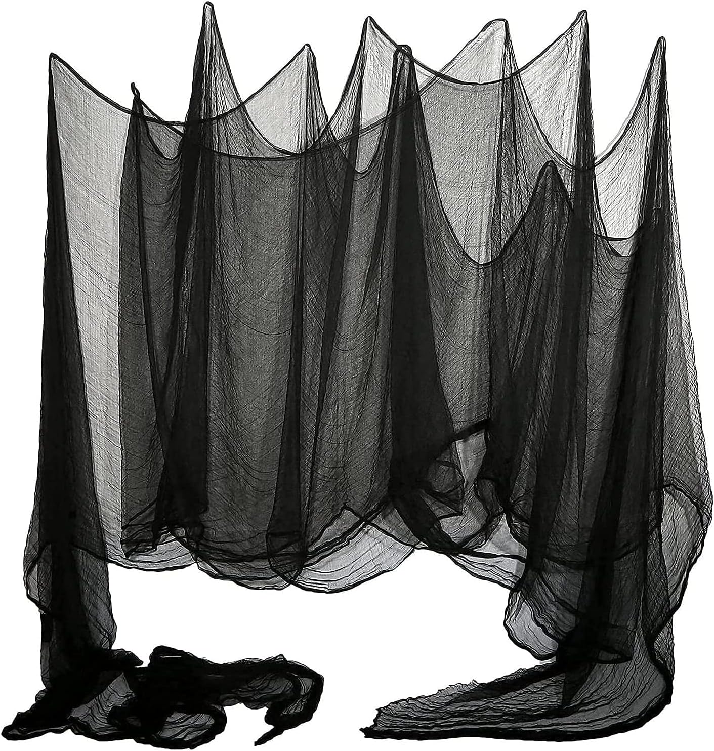 Halloween Griezeldoek Zwart 2x5 m